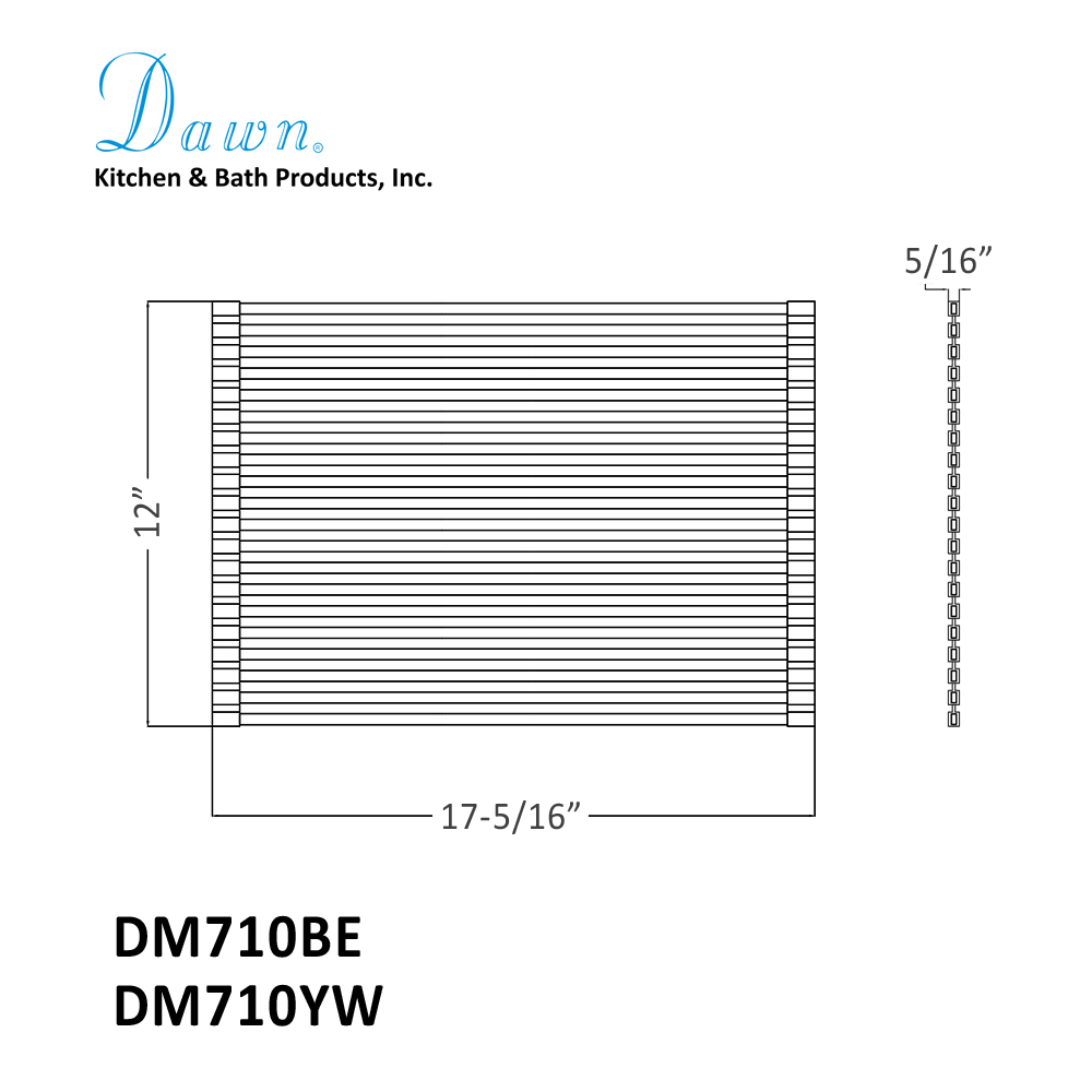 Dawn DM710 Drain Mat